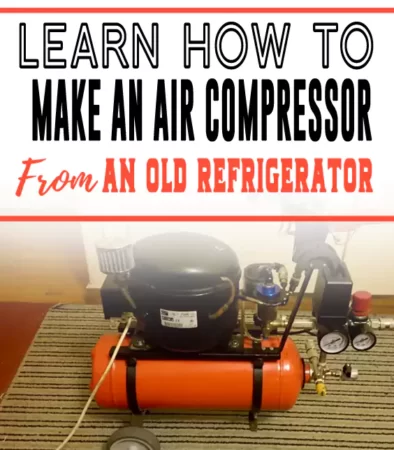 Make an Air Compressor from an Old Refrigerator