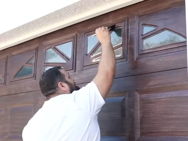 Making Garage Door Look Like Wood