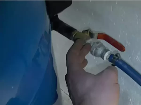 Start Connecting the PVC Pipe to the Air Compressor’s Valve