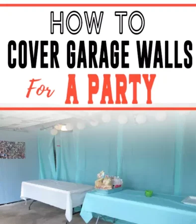 How to Cover Garage Walls for a Party